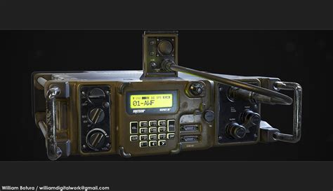 RT-1523 Military Radio - Game Ready Model — polycount