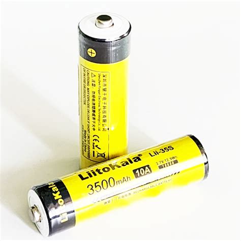 Купить Аккумулятор 18650 Li ion 3500mAh 3 7V Liitokala NGY 107 в