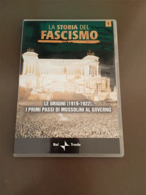 DVD DOCUMENTARIO LA Storia Del Fascismo Le Origini 1919 1922 EUR