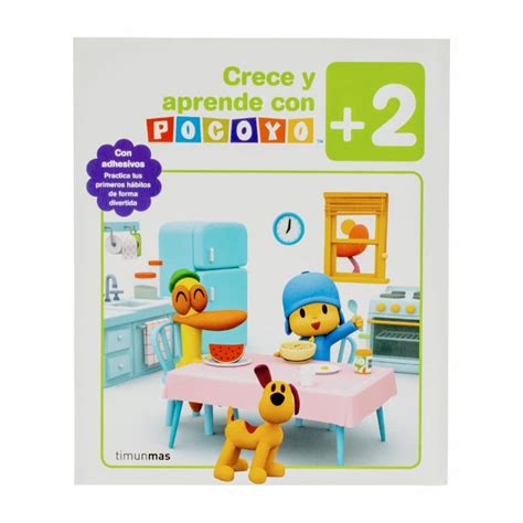 Libro Infantil Crece Y Aprende Con Pocoyo MR BOOKS 40 Páginas Megamaxi