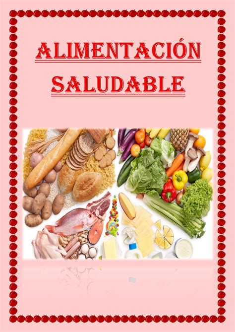 Cartilla Alimentaci N Saludable Alimentacion Saludable Alimentacion