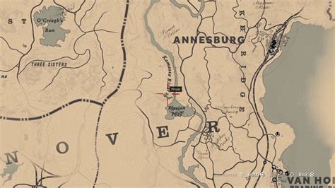 Red Dead 2 Sketched Map Vector U S Map