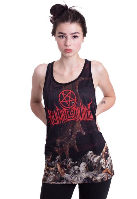 Thy Art Is Murder Human Target Allover Tanks Tshirtweltde