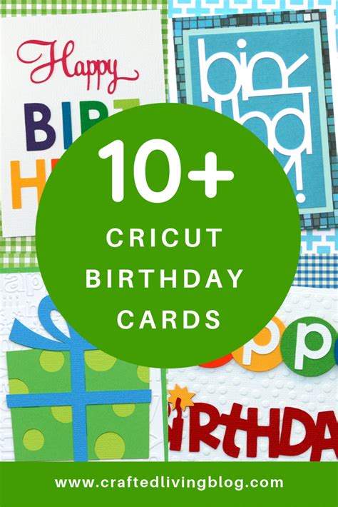 Easy Free Cricut Birthday Cards
