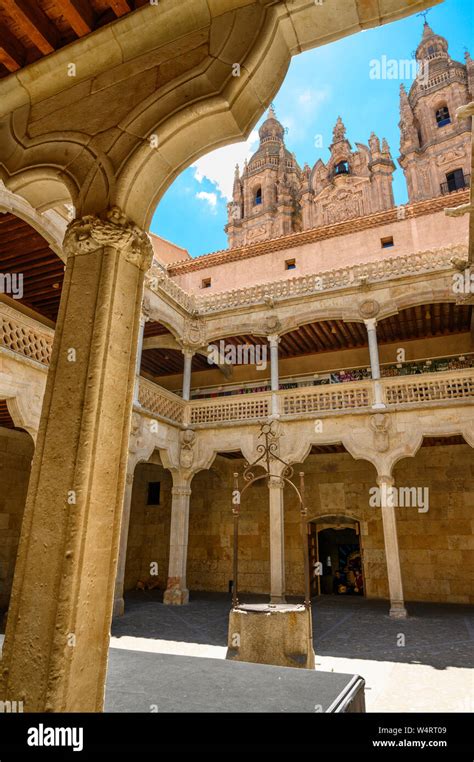 The Interior Courtyard Of The Th Century Casa De Las Conchas With