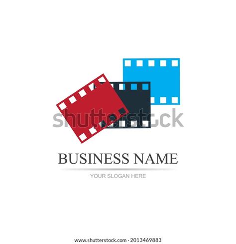 Film Strip Logo Template Vector Illustration Stock Vector Royalty Free