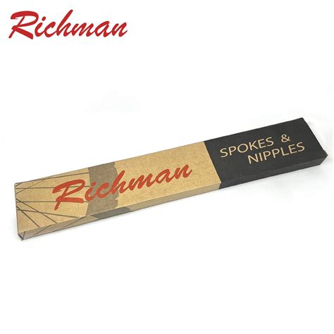 Richman Spokes Stainless / Brass Nipples - Set of 36pcs - Black Matte ...