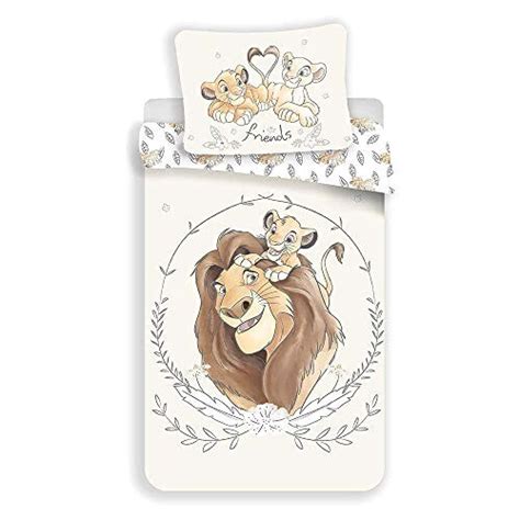 Housse De Couette Simba Le Roi Lion Multicolore 140x200 Cm