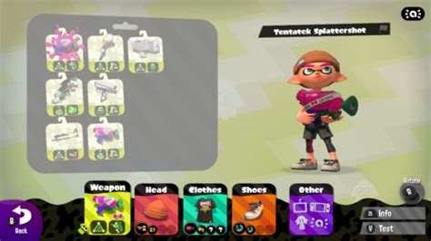 Splatoon 2 Interface In Game Video Game Ui