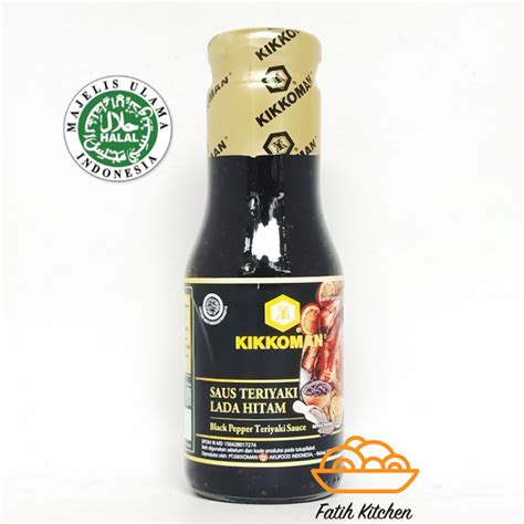 Kikkoman Blackpepper Teriyaki Sauce Halal Gr Saus Teriyaki Lada