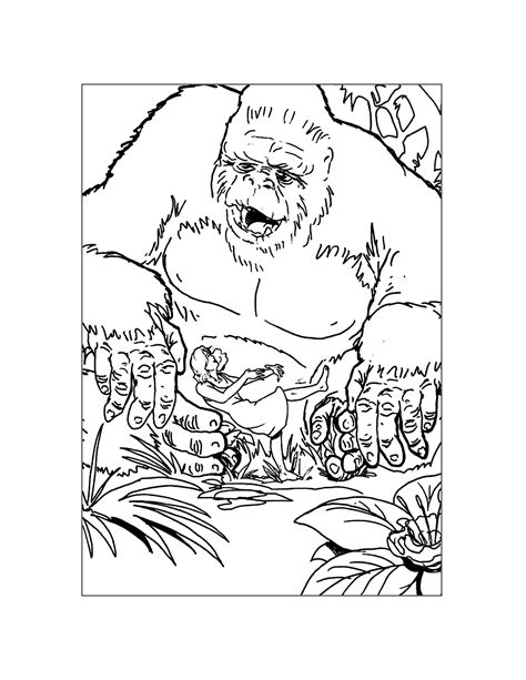 King Kong Coloring Pages Printable Coloring Pages