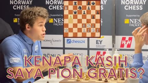 UNGGUL SATU PION SUDAH CUKUP BUAT MAGNUS MAGNUS CARLSEN VS TEIMOUR