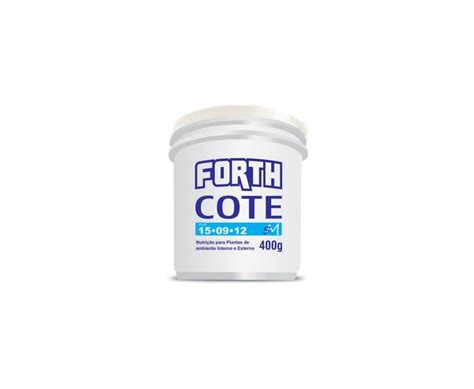 Forth Cote Plus 15 09 12 5 Meses 400g Forth Jardim Fertilizante