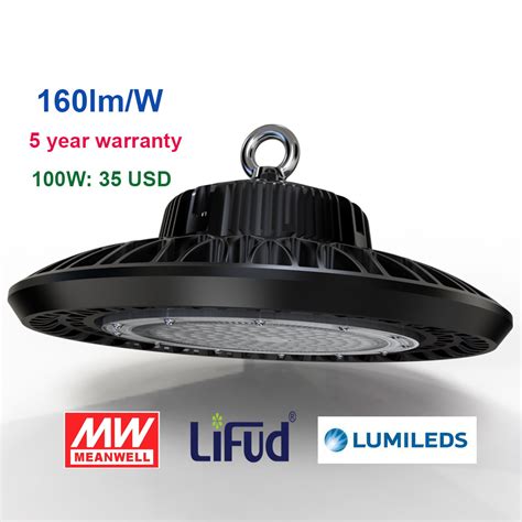 Meanwell Lifud Driver 100W 150W 200W Industrial UFO LED High Bay Light