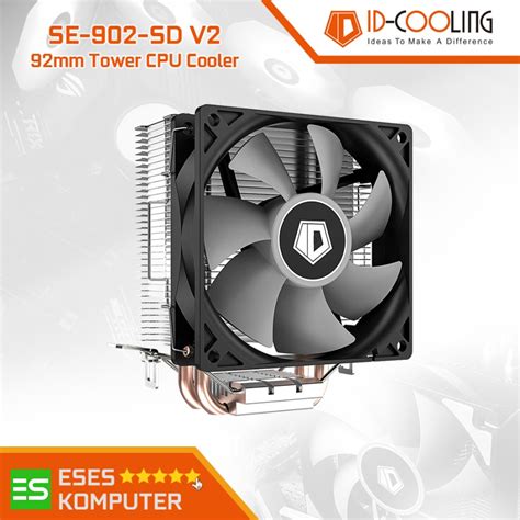 Jual HSF ID COOLING SE 902 SD V2 92mm CPU Air Cooler Intel AMD