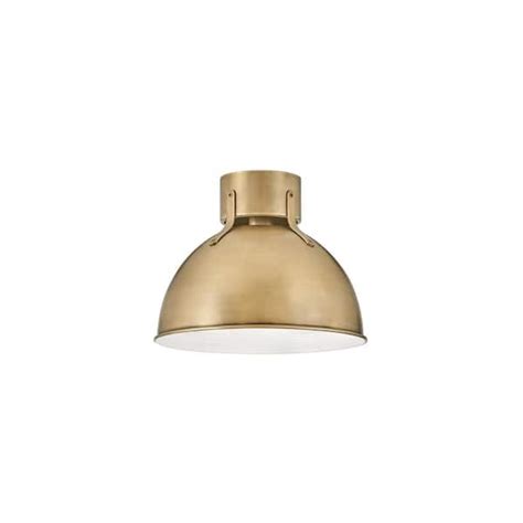 HINKLEY Argo 13 0 In 1 Light Heritage Brass Flush Mount 3481HB The