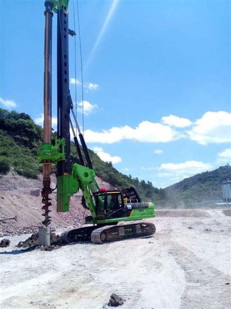 Tysim Kr220c 220 KN M Torque Hydraulic Piling Rig Machine For 2m Dia