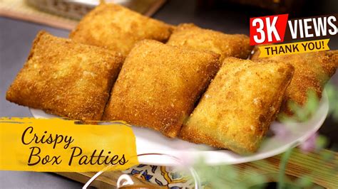 Crispy Box Patties Recipe Chicken Box Patties Ramadan Special