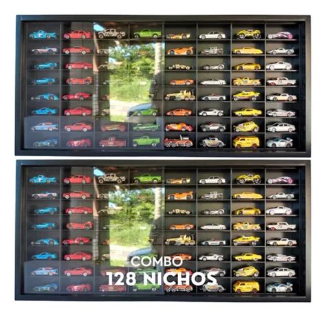 2 Expositor 128 Nichos Compatível C Hot Wheels Cod 13163 Parcelamento sem juros