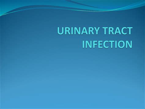 SOLUTION Urinary Tract Infection Studypool