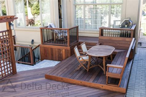 Deck Builder Toronto Ipe Decks Lawrence Park Deck Portfolio Delta