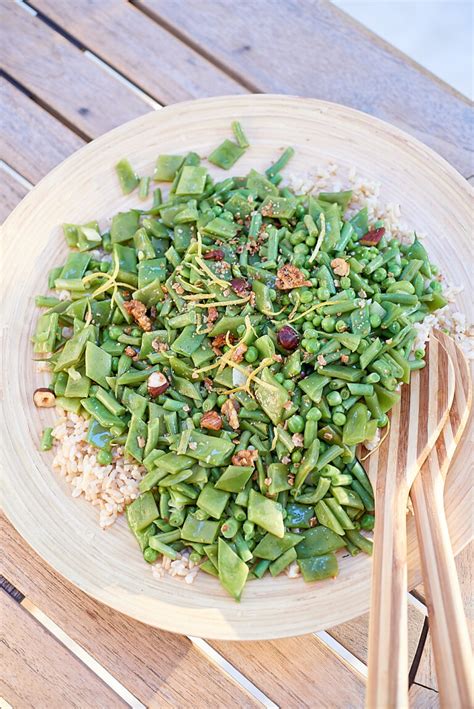 Salade De Riz Brun Aux Haricots Et Petits Pois V G Tarien