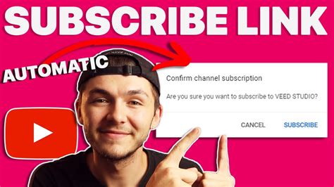 How To Make A Youtube Subscription Link For Your Channel Youtube