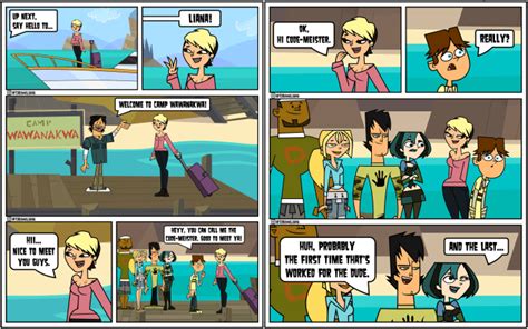 Draw Your Comic In Total Drama Island Fan Art Style By Lianaz Fiverr