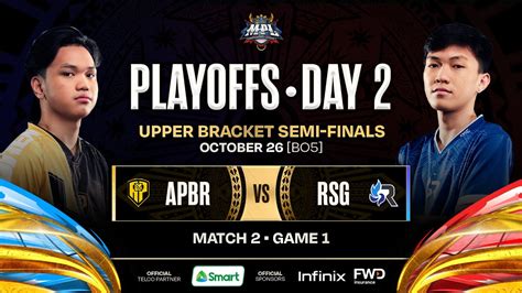 MPL PH S12 PLAYOFFS DAY 2 APBR Vs RSG GAME 1 YouTube