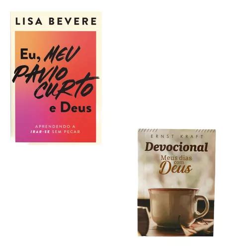 Kit Livro Eu Meu Pavio Curto E Deus Mini Devocional Meus Dias