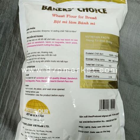 Bột Mì Bakerschoice Số 131kg Đvp Market