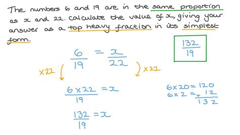 Question Video Hallar El T Rmino Desconocido En Una Proporci N Nagwa