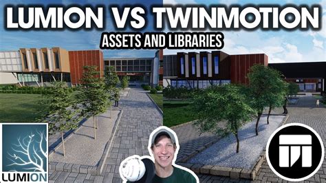 LUMION VS TWINMOTION - Asset and Library Comparison - The Rendering ...