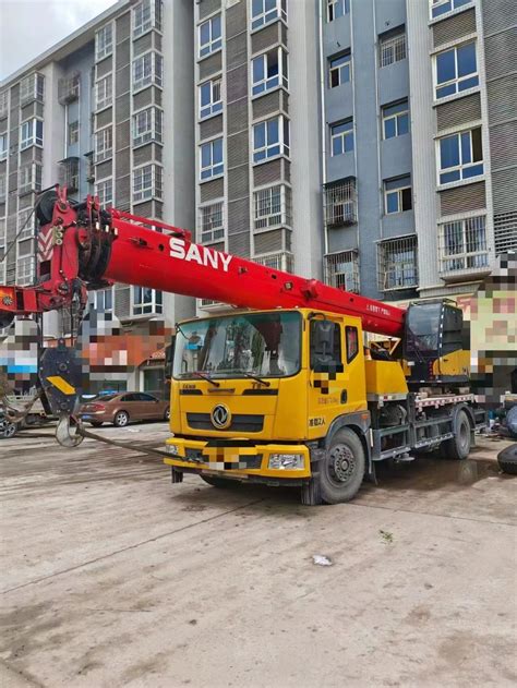 Used Truck Crane Sany Stc120c 12ton Truck Crane Small Lift Crane