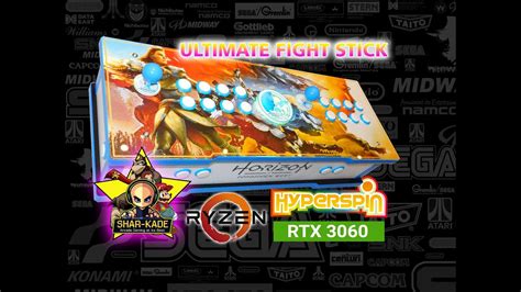 Ultimate Delux Control Panel 16tb Hyperspin Fight Stick With Rtx 3060