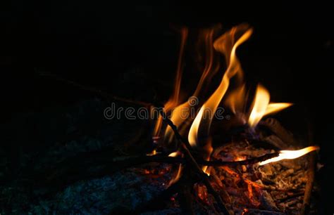 A Burning Fire Stock Photo Image Of Space Blazing 262818784