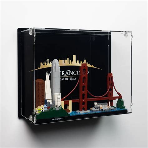 Wallmounted Display Case for LEGO San Francisco | iDisplayit