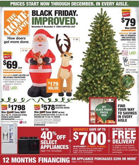 Home Depot Black Friday Ad Savings