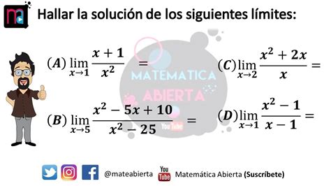 Cómo resolver un límite Limites laterales y como se resuelven