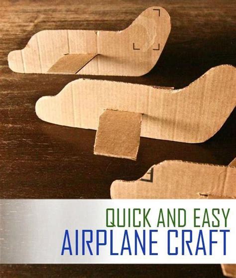 This Quick And Easy Cardboard Airplane Craft Is Perfect When You Need A