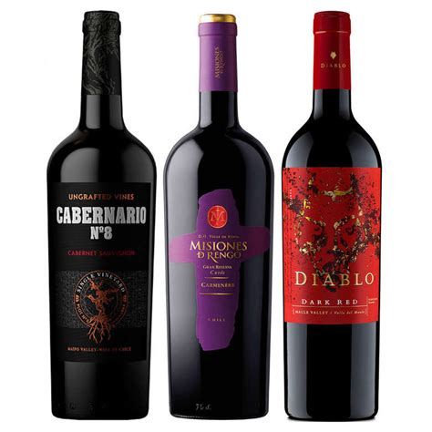 Booz Cl Pack Cabernario Misiones De Rengo Y Diablo Dark Red X Vino