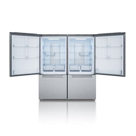 Refrigerador TECNO Professional DUO Bottom Freezer 890L Inox Espaço