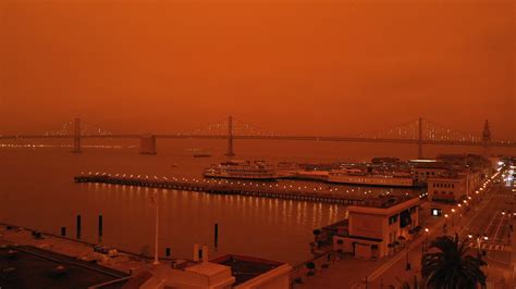 San Francisco Bay Area Air Quality Heres Why Sky Is Orange Even