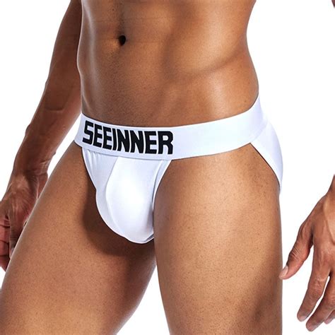 Wholesale Free Men Pure Cotton Jockstrap Underwear Brief Jock