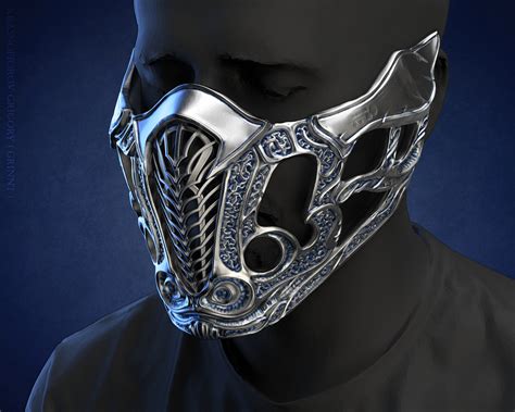 3D File Sub Zero Mask From Mortal Kombat 2021 3D Printing Idea To