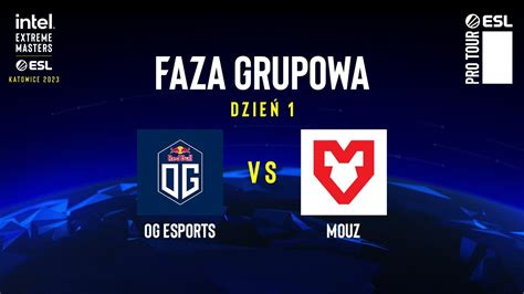 OG Esports vs MOUZ IEM Katowice 2023 Faza Grupowa Dzień 1 YouTube