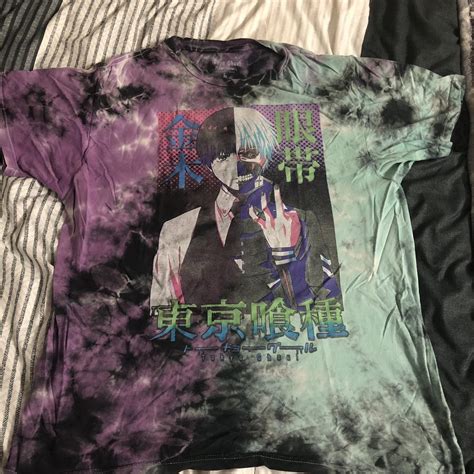 Tokyo Ghoul Hot Topic Ken Kaneki Split Graphic Tie Depop