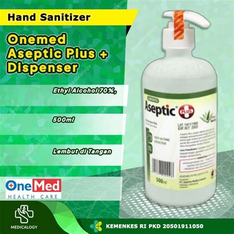 Jual Aseptic Plus Antiseptik Hand Sanitizer Ml Dengan Pelembab