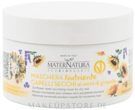 MaterNatura Sunflower Seed Nourishing Mask For Dry Hair Pflegende