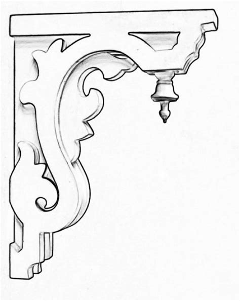 Printable Wood Corbel Template Printable Word Searches
